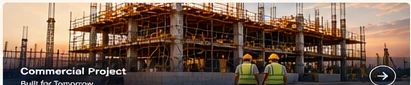 Commercial construction project by SPS ArchBuilds